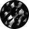 Rosco Standard Black and White Glass Spectrum Gobo #81123 Cracked (86mm = 3.4")