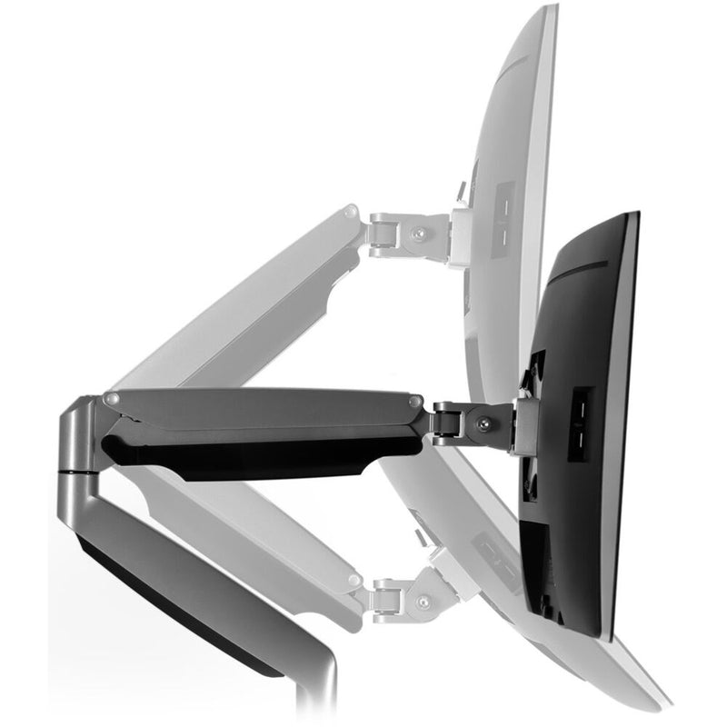 Mount-It! Dual-Monitor Desk Mount for Displays up to 32" (Silver)