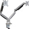 Mount-It! Dual-Monitor Desk Mount for Displays up to 32" (Silver)
