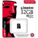Kingston 32GB Industrial UHS-I microSDHC Memory Card