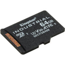 Kingston 64GB Industrial UHS-I microSDXC Memory Card with SD Adapter