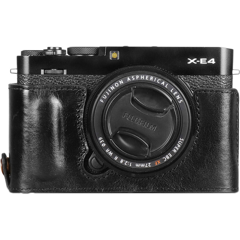 MegaGear Ever Ready Genuine Leather Camera Case for FUJIFILM X-E4 (Black)