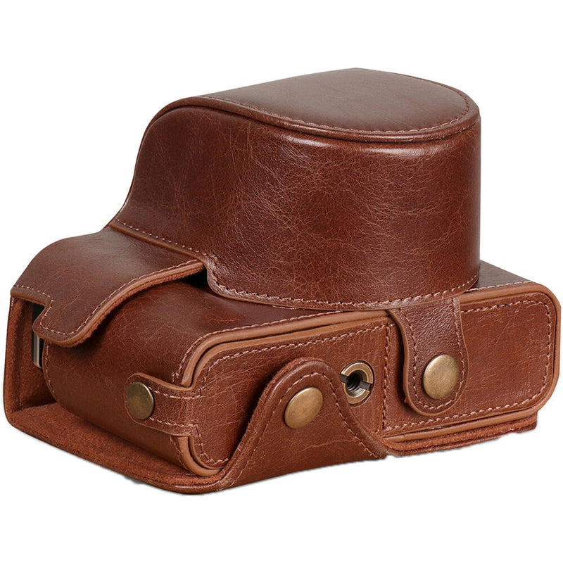 MegaGear Ever Ready Genuine Leather Camera Case for FUJIFILM X-E4 (Brown)