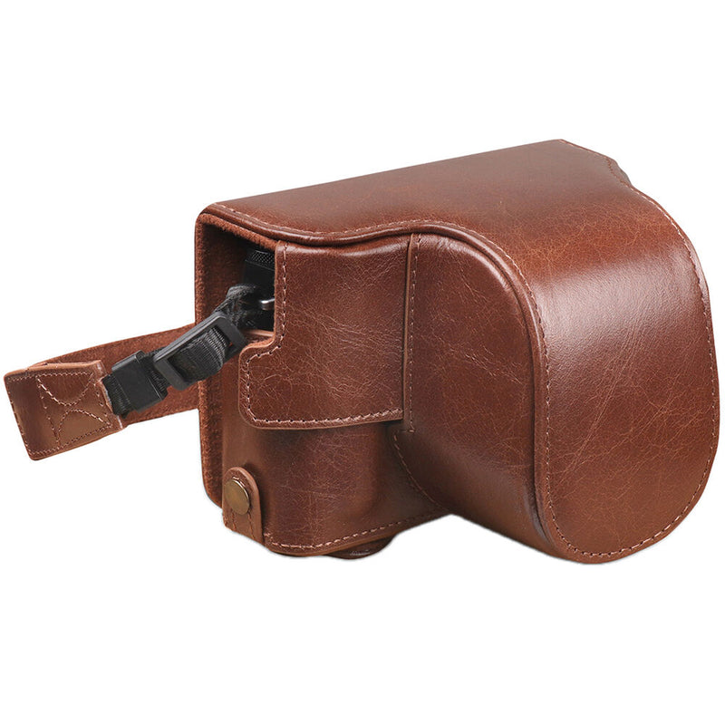 MegaGear Ever Ready Genuine Leather Camera Case for FUJIFILM X-E4 (Brown)