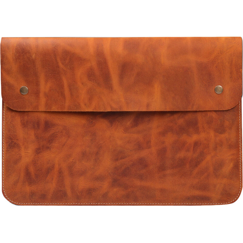 MegaGear Genuine Leather Sleeve Bag for 15-16" Laptop (Camel)