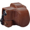 MegaGear Brown Ever Ready Genuine Leather Camera Case