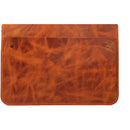 MegaGear Genuine Leather Sleeve Bag for 13-13.3" Laptop (Camel)