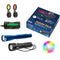 Bigblue AL1300WP & Blue AL250 Dive Light Combo Pack with Rainbow Clip