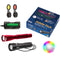 Bigblue AL1300WP & Red AL250 Dive Light Combo Pack with Rainbow Clip