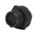 SWITCHCRAFT/CONXALL EN3P4FPX CIR CONN, WEATHERTIGHT, RCPT, 4P, PANEL