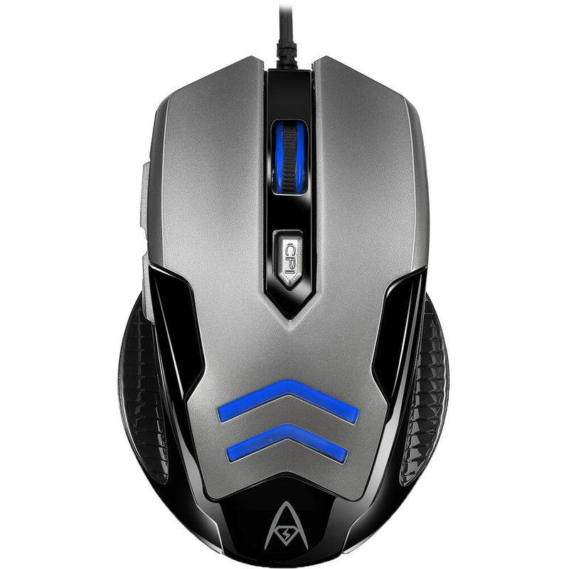 Adesso iMouse X1 Multi-Color 6-Button Gaming Mouse (Silver)