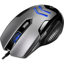 Adesso iMouse X1 Multi-Color 6-Button Gaming Mouse (Silver)