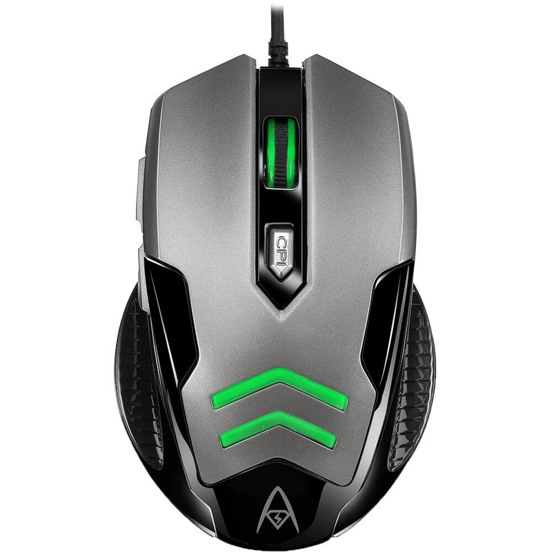 Adesso iMouse X1 Multi-Color 6-Button Gaming Mouse (Silver)