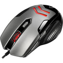 Adesso iMouse X1 Multi-Color 6-Button Gaming Mouse (Silver)