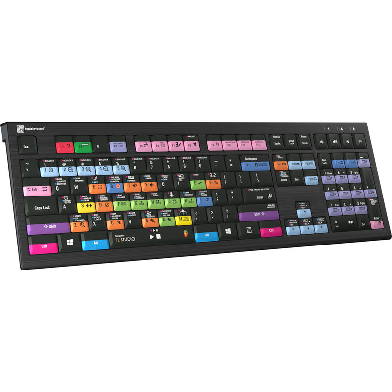 Logickeyboard ASTRA 2 Backlit Keyboard for FL Studio (Windows, US English)