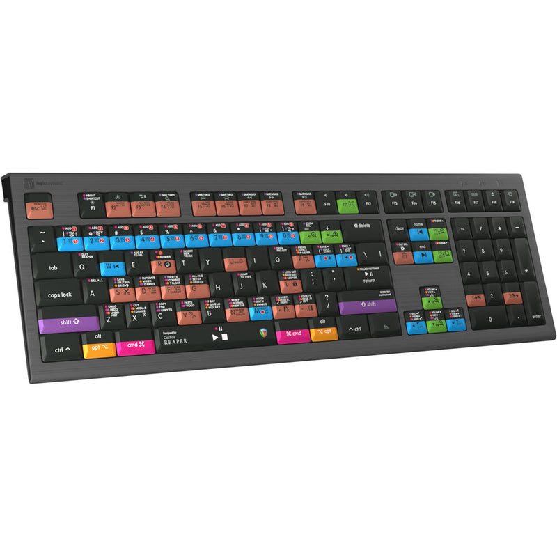 Logickeyboard ASTRA 2 Backlit Keyboard for Cockos Reaper 6 (Mac, US English)