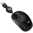Adesso iMouse S8B USB Illuminated Retractable Mini Mouse (Black)