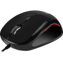 Adesso iMouse S8B USB Illuminated Retractable Mini Mouse (Black)