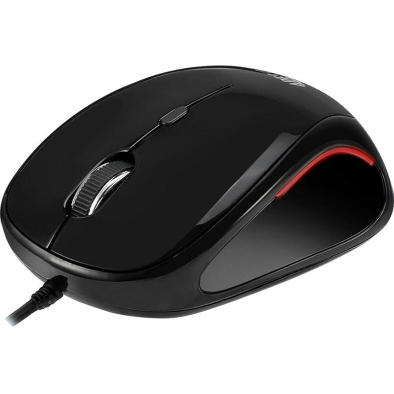 Adesso iMouse S8B USB Illuminated Retractable Mini Mouse (Black)