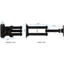 Mount-It! Low-Profile Full-Motion Wall Mount for 13 to 30" Displays