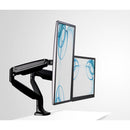 Mount-It! Dual-Monitor Desk Mount for Displays up to 32" (Black)
