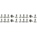 Desmond Knurled 1/4"-20 Slotted Screws (20-Pack)