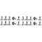 Desmond Knurled 1/4"-20 Slotted Screws (20-Pack)