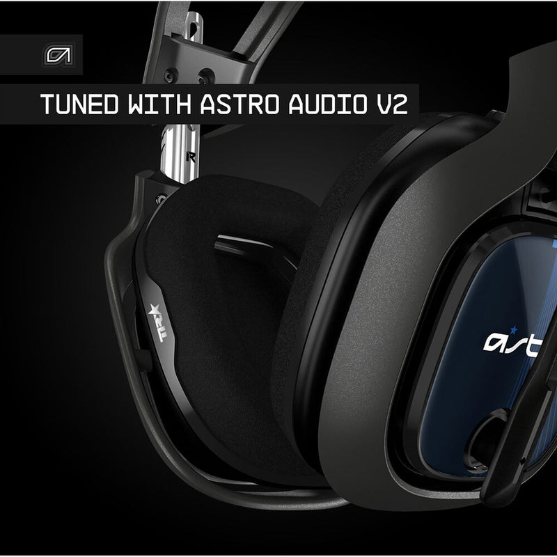 ASTRO Gaming A40 TR Gaming Headset with MixAmp TR Pro (Blue/Black, for PS4, Windows, Mac)