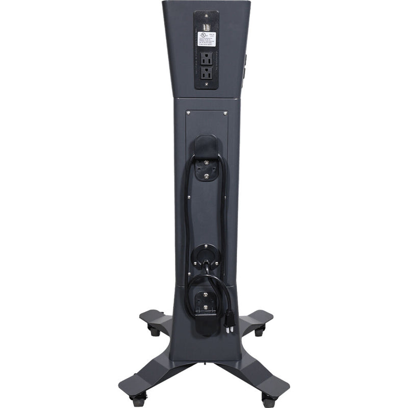 Power Technologies 8-Port AC / 8-Port USB Rolling Charge Stand