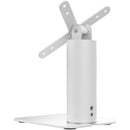 CTA Digital Miniature Single VESA-Compatible Table Mount for POS (White)