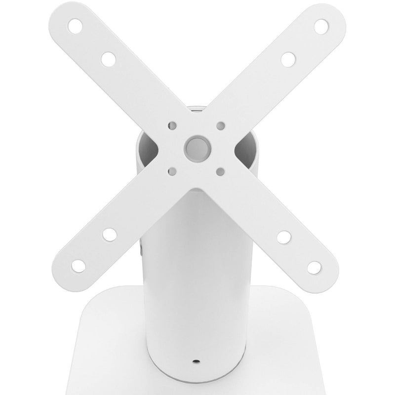 CTA Digital Miniature Single VESA-Compatible Table Mount for POS (White)