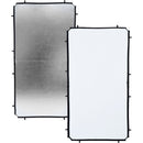 Manfrotto Skylite Rapid Fabric Reflector (Silver/White, 3.6 x 6.6')