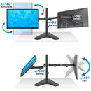 Mount-It! Dual Monitor Desk Stand for 32" Monitors