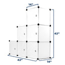 Mount-It! Modular Cube Storage Organizer (Set of 9)