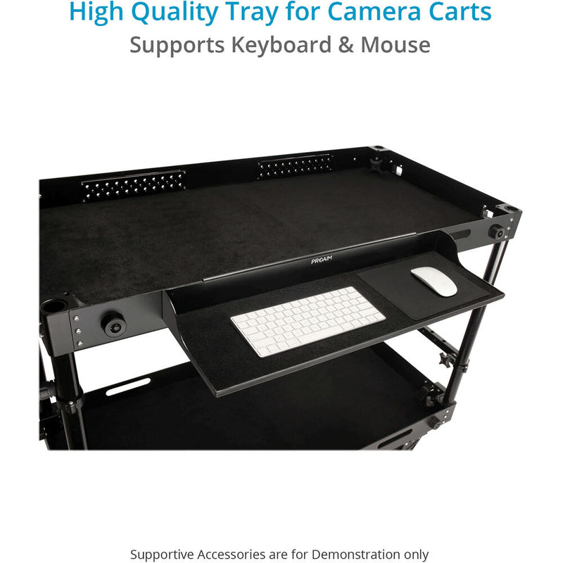 Proaim Computer Keyboard Tray for Victor and Bowado Carts