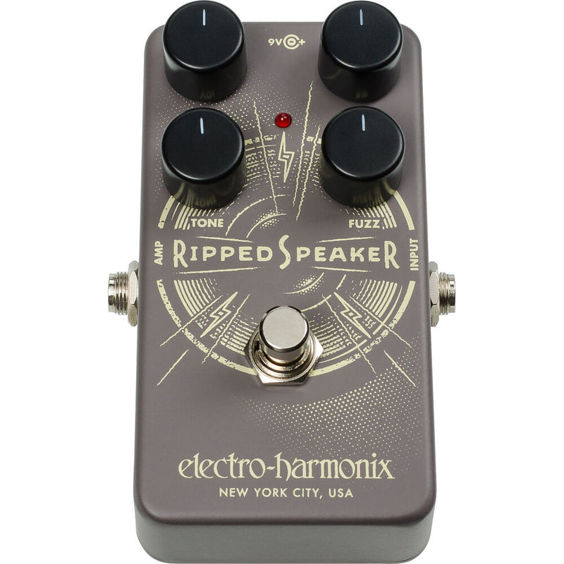 Electro-Harmonix Ripped Speaker Fuzz Distortion Pedal for Electric Guitars