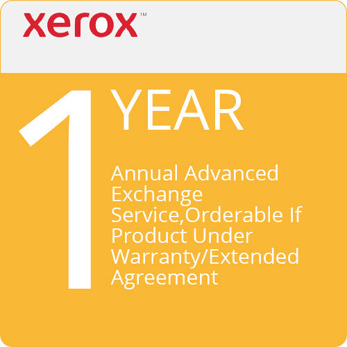 Xerox 1-Year Advanced Exchange Service for B310 Monochrome Laser Printer