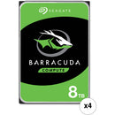 Seagate 8TB BarraCuda SATA III 3.5" 5400 rpm Internal HDD (OEM Packaging, 4-Pack)