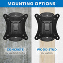 Mount-It! Tilting TV Wall Mount (Up to 32", 44lbs)