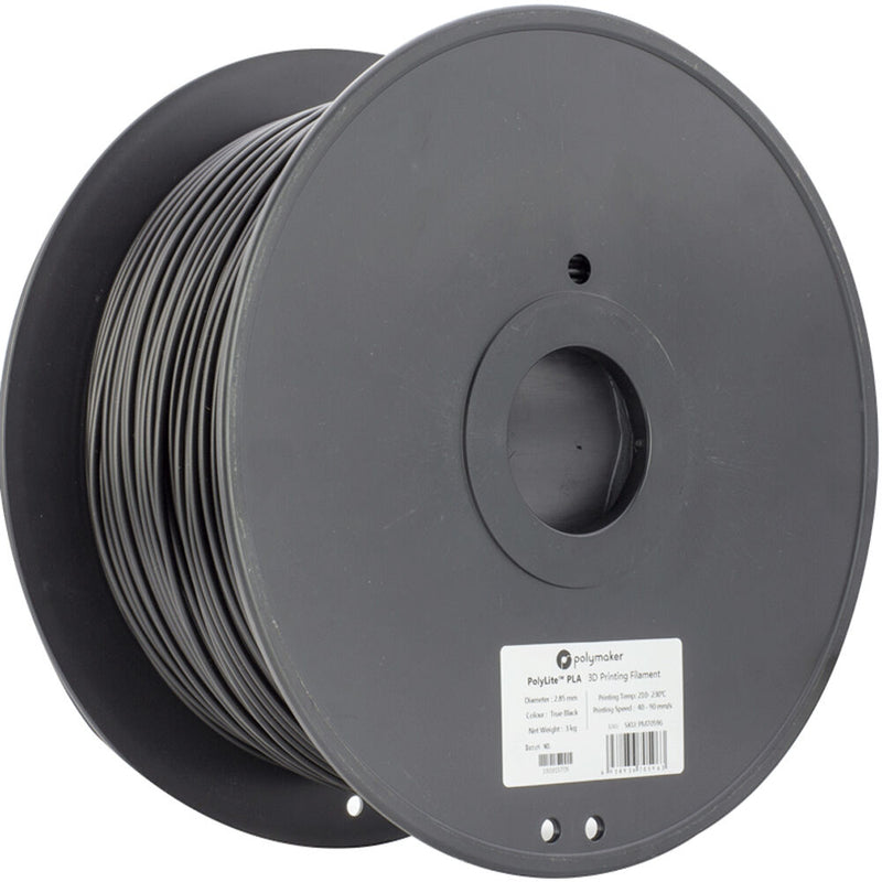 Polymaker PolyMax PLA 3D Printing Filament 6.6 lb (2.85mm Diameter, Black)