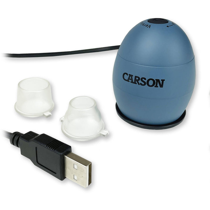 Carson zOrb LED Lighted USB Digital Computer Microscope (Surf Blue)