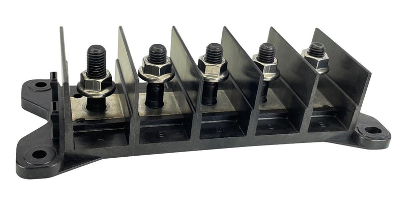 LITTELFUSE FHZ415 Fuse Holder, Automotive Blade, Bolt Down, 400A, 80VDC, 5 Fuses