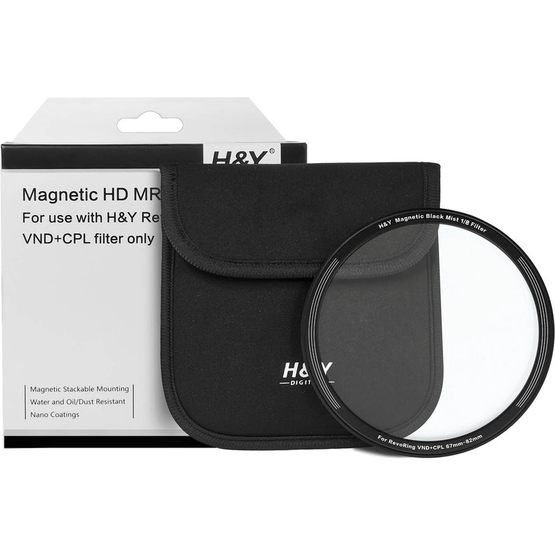 H&Y Filters Black Mist Magnetic 1/4 Clip-On Filter for RevoRing (46-62mm)