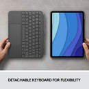 Logitech Combo Touch Backlit Keyboard Case for Apple 11" iPad Pro 1st-4th Gen (Oxford Gray)