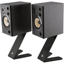 K&M 26773 Tabletop Monitor Z-Stand (Pair, Structured Black)