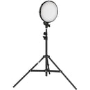 Raya Bi-Color 9" Round LED Light Panel Kit with 2.4 GHz Wireless Remote & Stand