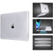 TechProtectus Hard-Shell Case with Keyboard Cover and Screen Protector for Apple 13" MacBook Air (Crystal Clear)