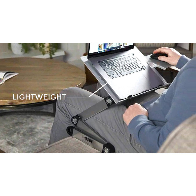 Uncaged Ergonomics WorkEZ Professional Laptop Stand (Silver)