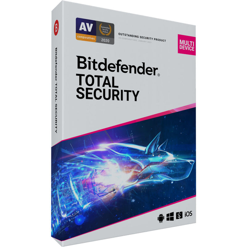 Bitdefender Total Security (Download, 5 Devices, 1 Year)