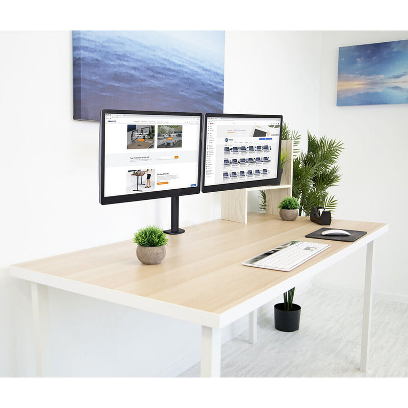 Mount-It! Full Motion Dual Monitor Desk Mount for 13-32" Monitors